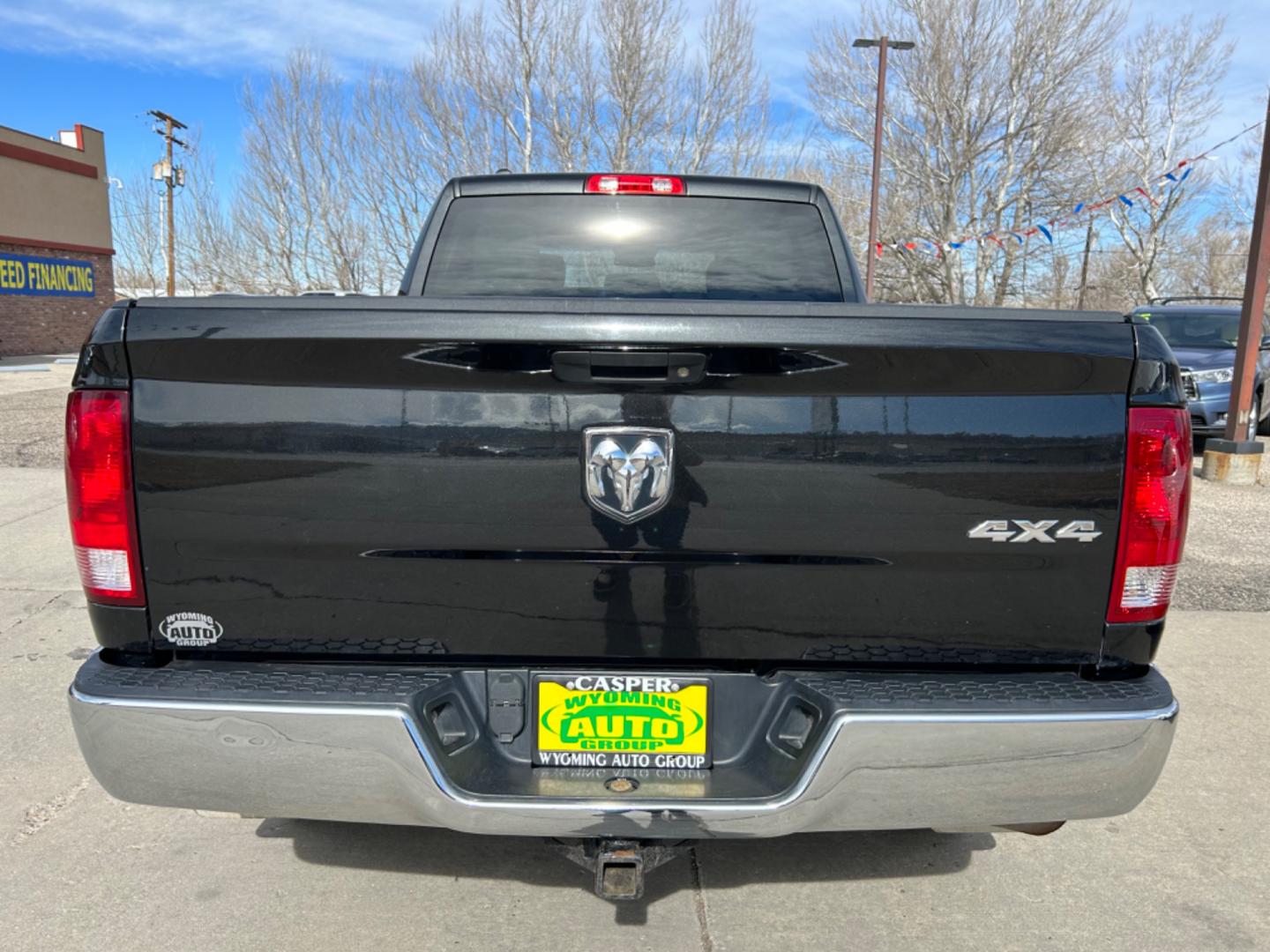 2018 Black /Black RAM 1500 Tradesman (1C6RR7ST1JS) with an 5.7L V8 OHV 16V engine, 8A transmission, located at 3030 CY Ave, Casper, WY, 82604, (307) 265-3830, 42.827816, -106.357483 - Photo#4